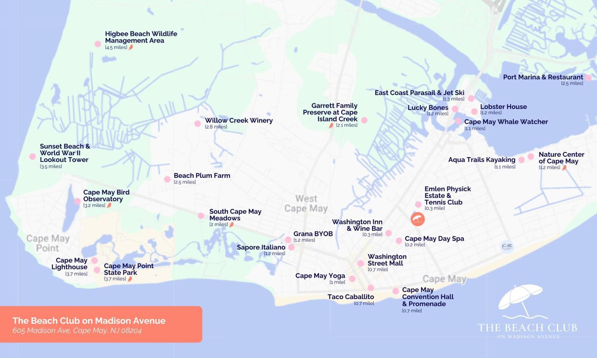 The Beach Club On Madison Avenue Cape May Exterior photo